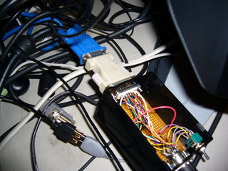VGA変換コネクタを介してXRGB-3に繋いでみた