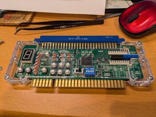 NRS-1のアクリルケースを取り付けた