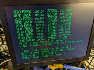 半分くらいでエラーが出て終了