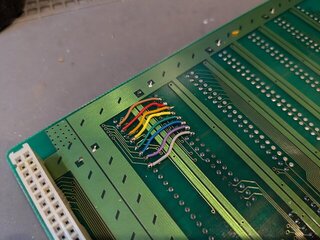 プローブの代わりに直接配線をはんだ付け