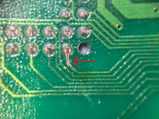 CPLD周辺はんだ面側その3