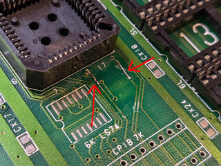 CPLD周辺部品面側その2