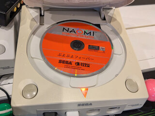 新規に入手したVA1基板のドリキャスでぷよぷよフィーバーをダンプ