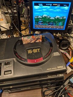予備機のメガドライブ本体もFramemeisterなら問題なし