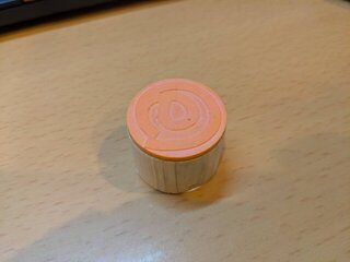 レーザーカッターか何かで作ったゴム印