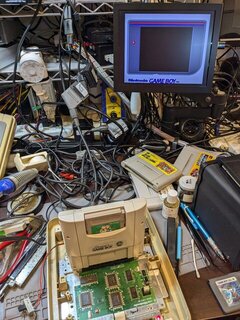 スーパーゲームボーイはSuperの文字がなく、画面更新されない