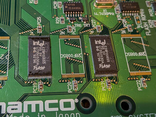 メインプログラムのFlash ROMを貼り付け
