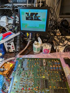 画面がぐちゃぐちゃなVSスーパーマリオ