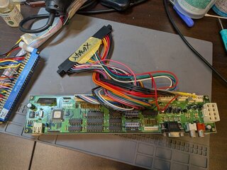 コナミのJAMMA-JVS変換基板