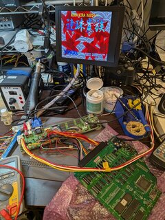 JAMMA基板を起動させてみた