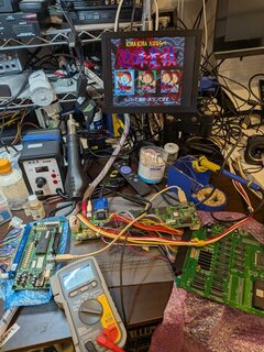 JVS-JAMMA変換経由でコントロールボックスに接続