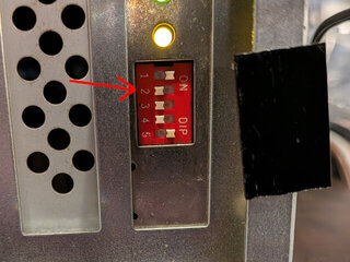 2番をオフに変更