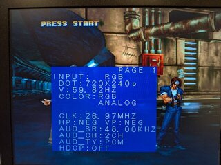 RGB1・RGB2ともに240pで起動