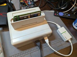 ファミコンボックスの内部カートリッジを読ませてみた