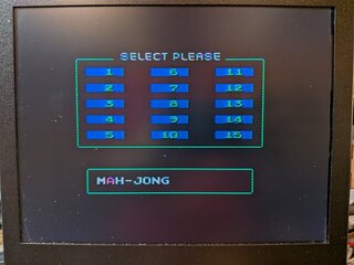 ゲームを選べるように