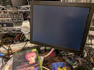 読み込みが進まずブラックアウト