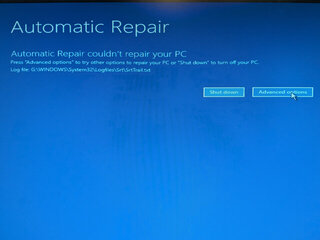 Aotmatic Repairに失敗
