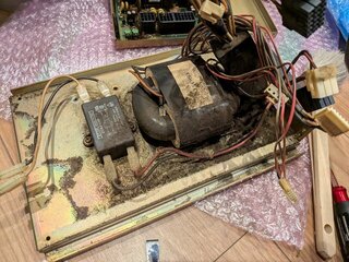 バラしながら掃除を進める