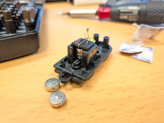 電池も交換できた