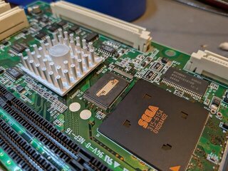 再びDIMMボードに貼り付け