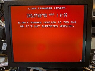 ダウングレードしようとしても弾かれる