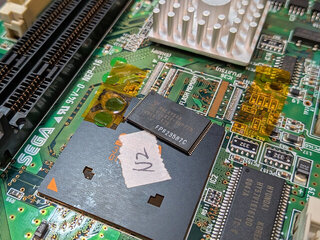 DIMMボードのフラッシュメモリを剥がして書き換え