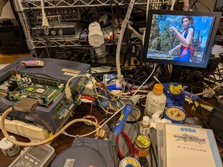 CD-Rからバーチャファイター4 FTが起動した