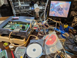 CD-Rに焼いた斑鳩が起動した