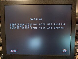 要アップデートのWARNING