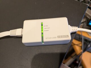 LANアダプタを変えてみたけど変化なし