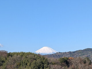元日の富士山