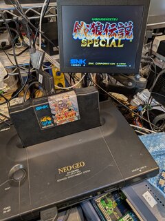 ネオジオの餓狼伝説スペシャルも動作