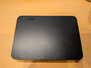 実家から持ち帰ったHDD