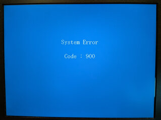 エラー900になった