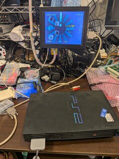 D端子から映像が出た